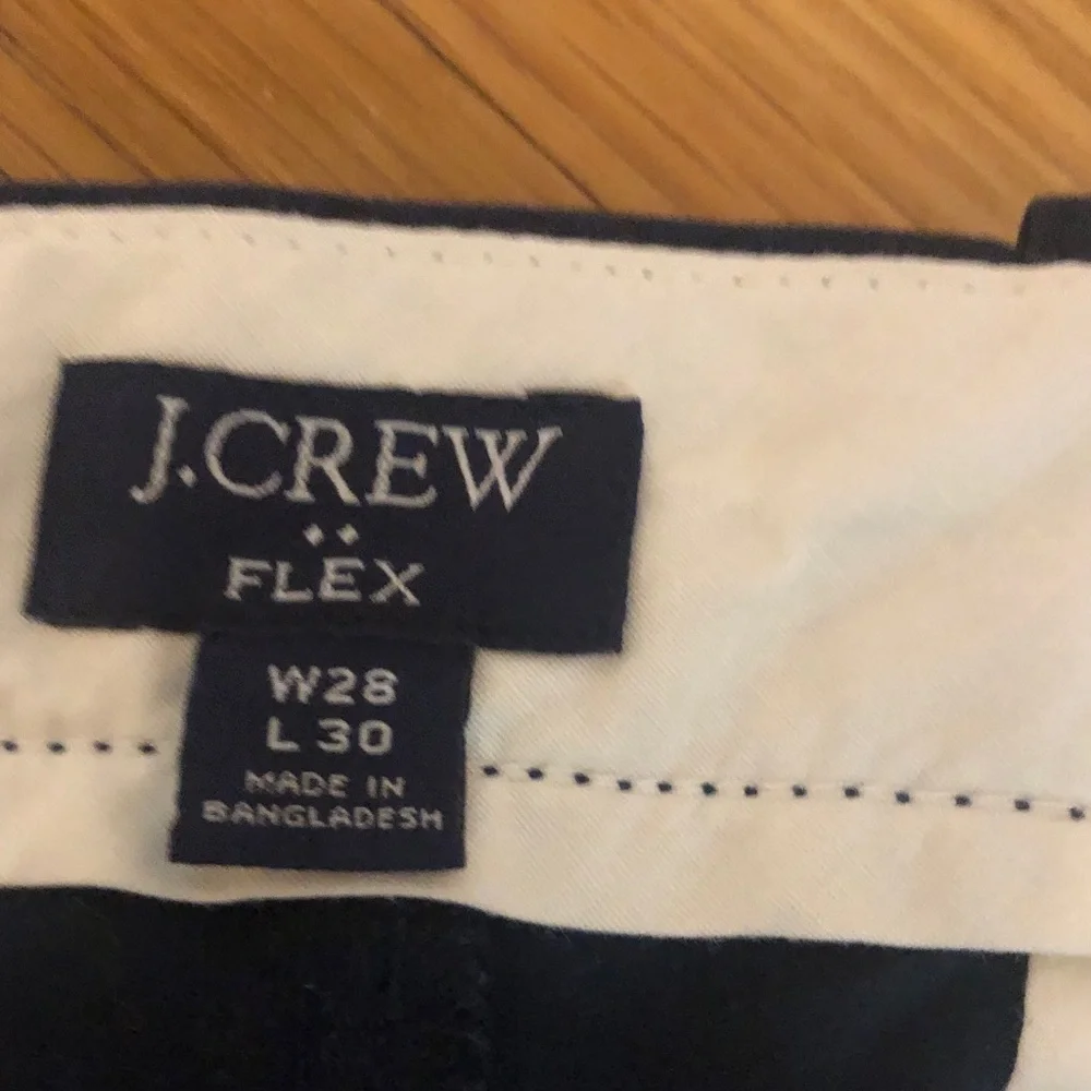 J. Crew Men's Chinos in Navy size 28x30, old navy khakis size 18 boys.